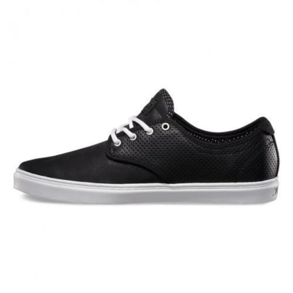 VANS Ludlow (Dots) Black Leather Sneakers MEN'S 6.5 WOMEN'S 8